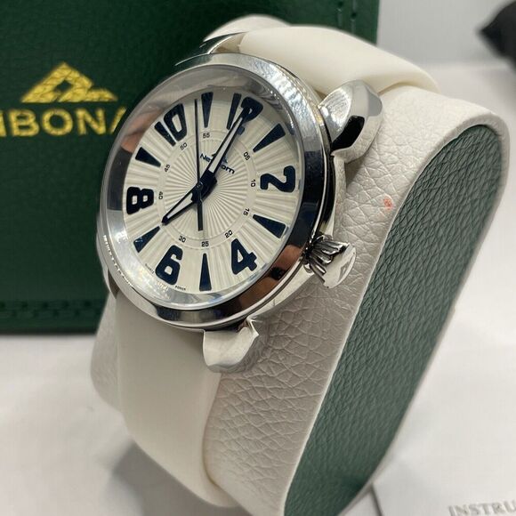 Nbonal NB-1001 Women's White Silicone Strap Analog Dial Quartz Wrist Watch Cv33 - Picture 4 of 11